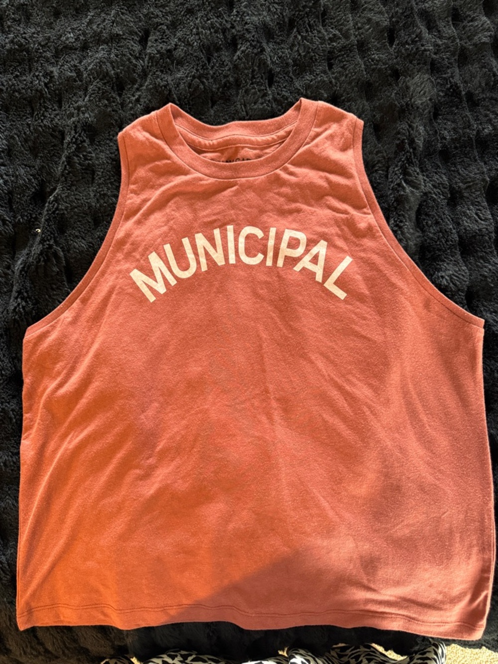 Municipal women’s Sleeveless Tank Top  Sz M
